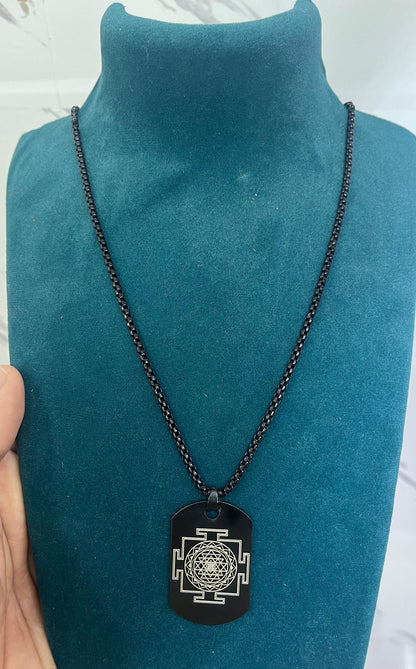 Prosperity Shree Yantra Chain Necklace – Spiritual & Wealth Attraction Pendant | NISHU Superstores