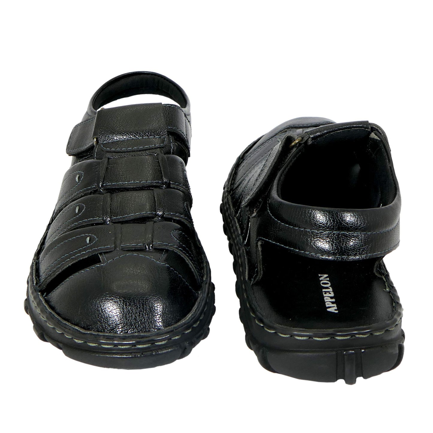 AM PM Men’s Daily Wear Leather Sandals – Comfort & Style Combined | NISHU Superstores