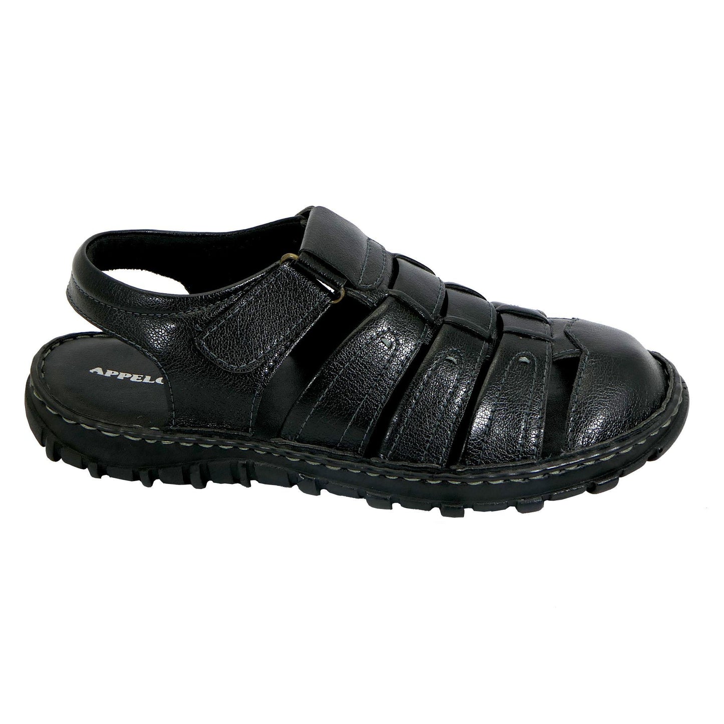 AM PM Men’s Daily Wear Leather Sandals – Comfort & Style Combined | NISHU Superstores