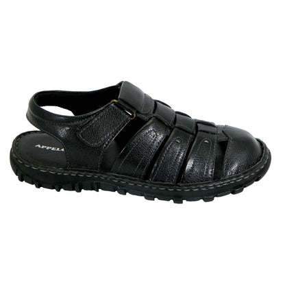 AM PM Men’s Daily Wear Leather Sandals – Comfort & Style Combined | NISHU Superstores