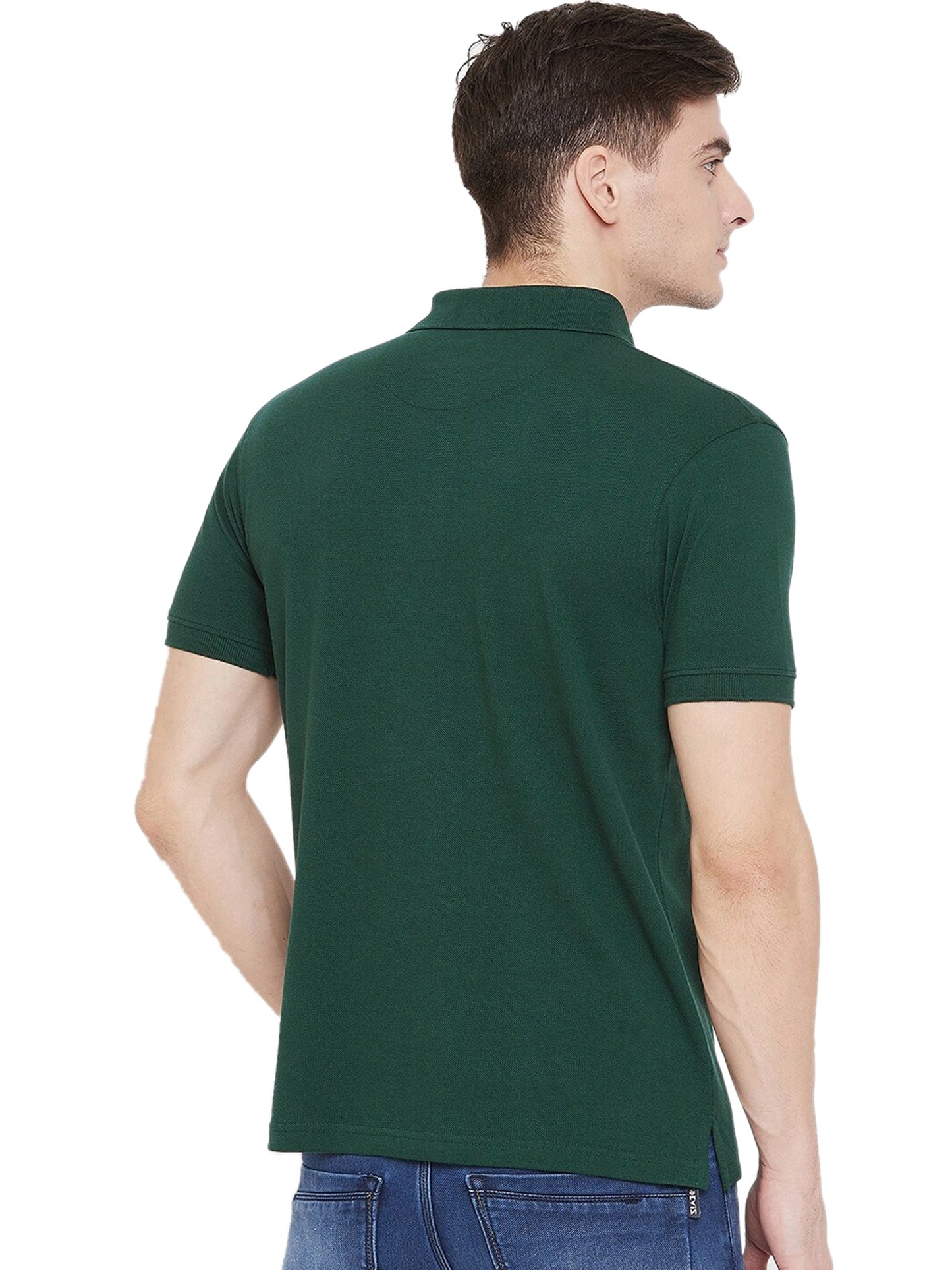 Poly Cotton Solid Half Sleeves Men’s Polo T-Shirt Pack of 4 | Everyday Comfort | NISHU Superstores
