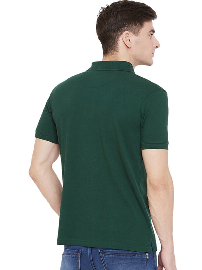 Poly Cotton Solid Half Sleeves Men’s Polo T-Shirt Pack of 4 | Everyday Comfort | NISHU Superstores