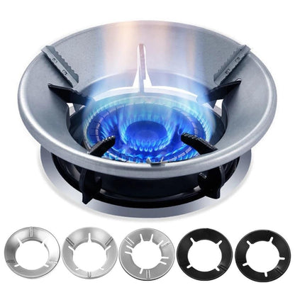 Gas Stove Cover Disk (Pack of 2) – Windproof & Energy-Saving Stove Bracket | NISHU Superstores