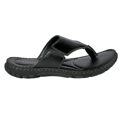 AM PM Genuine Leather Men's Slippers | Daily Wear Comfort Footwear | NISHU Superstores