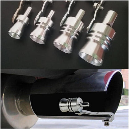 Turbo Sound Exhaust Muffler Whistle – Medium Universal Pipe for Car & Bike | NISHU Superstores