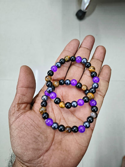 Natural Stone Bracelet (Pack of 2) | Healing & Energy Jewelry | NISHU Superstores