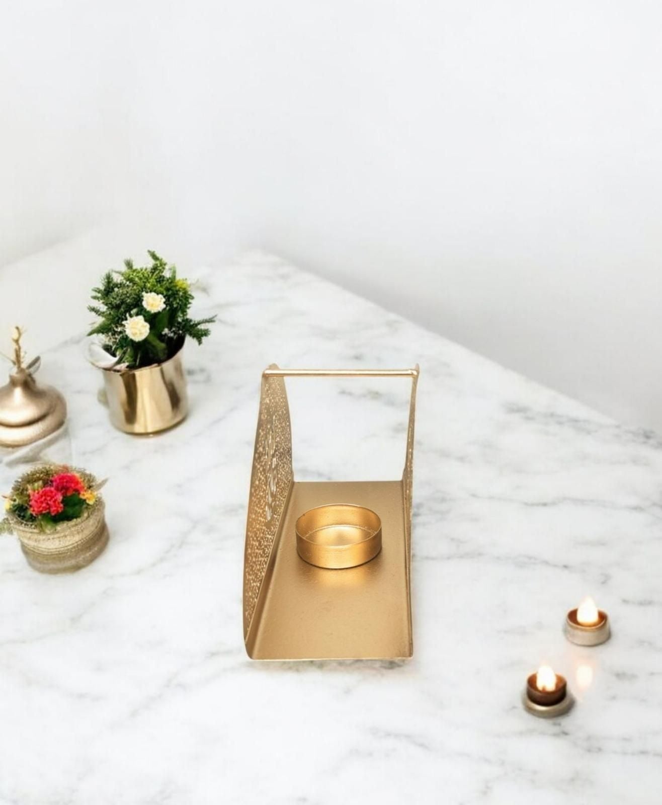 Tea Light Ganesh Half Round – Decorative Oil & Scented Candle | NISHU Superstores