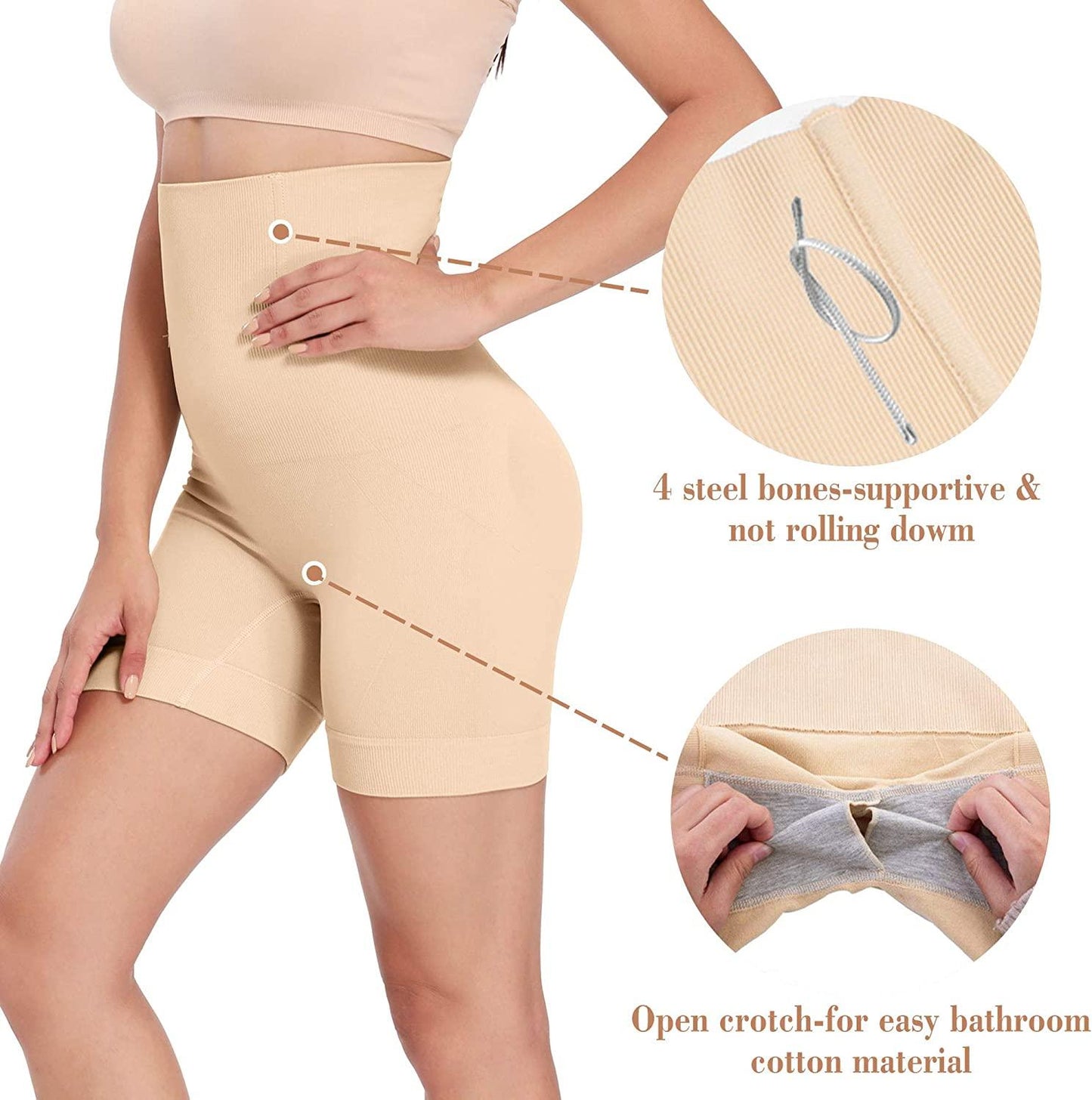 4-in-1 Body Shaper for Women – Slim Tummy, Back, Thighs & Hips | NISHU Superstores
