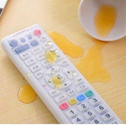 Transparent Silicone TV Remote Cover Dustproof (3 Pcs) – Protective & Anti-Slip | NISHU Superstores