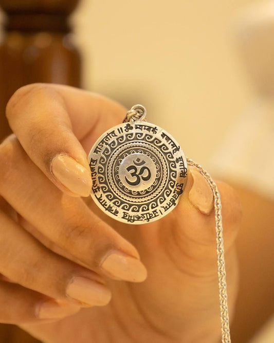 Spiritual OM Mantra Pendant for Men & Women – Divine Energy | NISHU Superstores