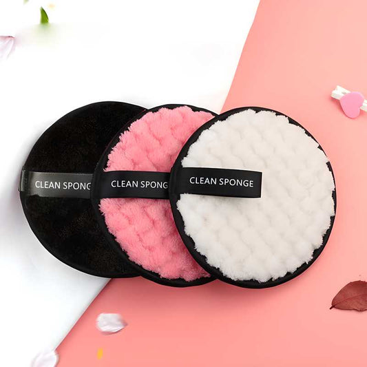 Microfiber Reusable Makeup Remover Pads for Deep Cleansing (Pack of 3) | NISHU Superstores