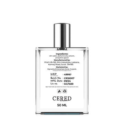 CERED Aventus Perfume 50ML (Pack of 2) - Premium Long-Lasting Fragrance | NISHU Superstores
