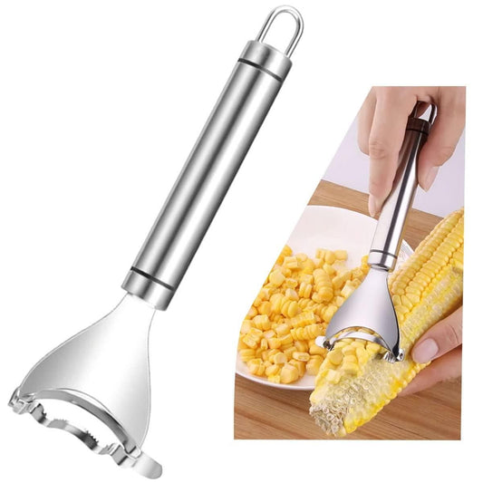 Stainless Steel Corn Peeler – Easy & Quick Kernel Remover Tool | NISHU Superstores