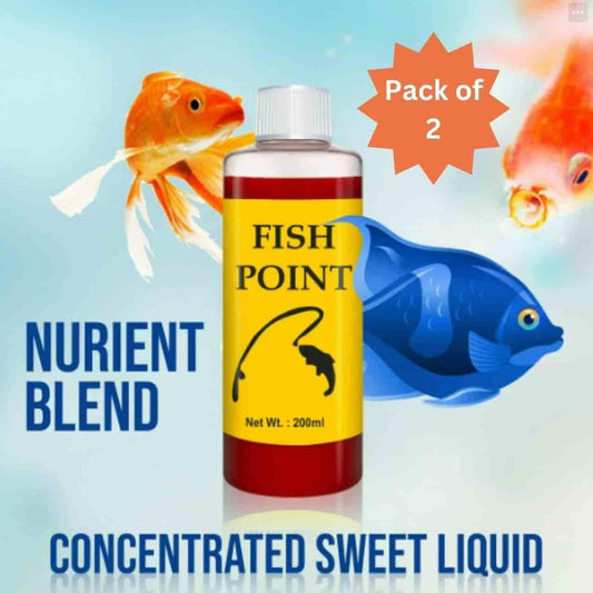 FISH POINT Natural Bait 200ml (Pack of 2) – Effective Fish Attractant | NISHU Superstores