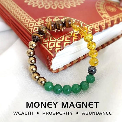 Natural Money Magnet Bracelet for Wealth & Positivity | Pack of 1 – NISHU Superstores