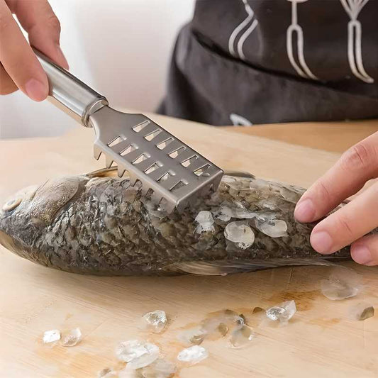 Fish Scale Remover Scraper Scaler Cutter – Easy Cleaning Tool for Kitchen (Pack of 2) | NISHU Superstores