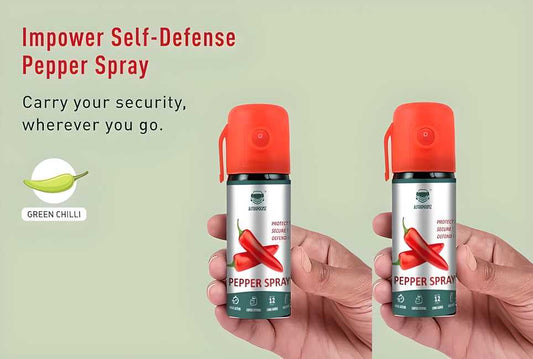 Self Defense Pepper Spray (Pack of 2) – Safety Spray for Women & Night Travel | NISHU Superstores
