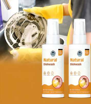 Natural Dishwash Liquid (Pack of 2) – Tough on Grease, Gentle on Hands | NISHU Superstores