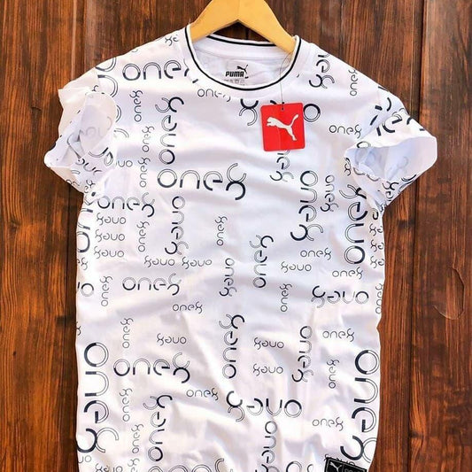 Polyester Printed Half Sleeves Men’s Round Neck T-Shirt – Quick-Dry & Stylish | NISHU Superstores