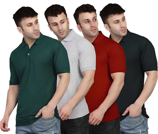 Men’s Half Sleeves Polo Neck T-Shirt – Classic, Smart & Comfortable | NISHU Superstores