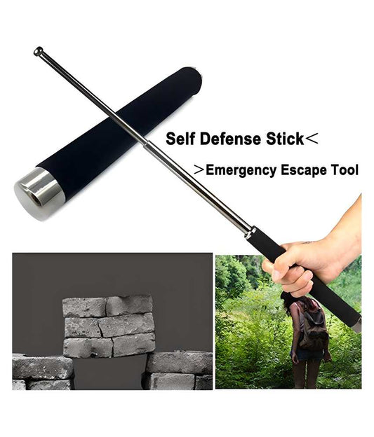 Vishou Self Defense Tactical Rod – Heavy Metal Extendable Stick | NISHU Superstores