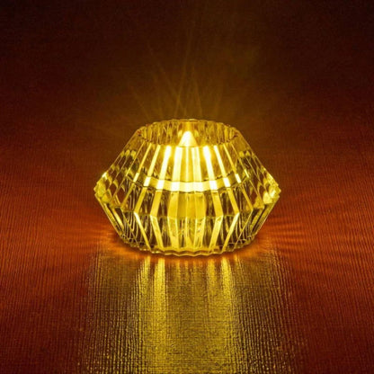 Decorative LED Crystal Diamond Candle (Pack of 2) – Elegant Home Décor Light | NISHU Superstores