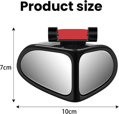 Adjustable Car Auxiliary Rearview Mirror – Wide Angle Blind Spot Mirror | NISHU Superstores