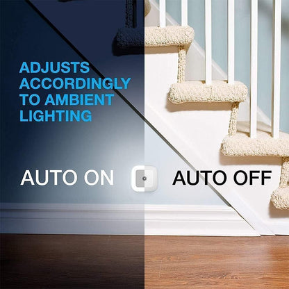 Smart Sensor LED Plug-in Night Lamp – Auto On/Off, Energy Efficient | NISHU Superstores
