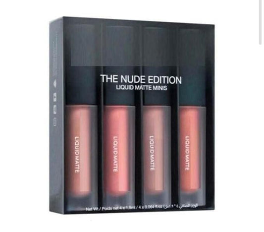 Nude Red Edition Liquid Lipstick Set of 4 – Different Shades | NISHU Superstores