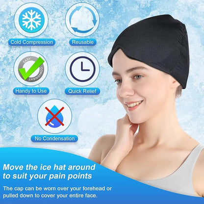 Magic Secret Migraine Relief Cap – Headache & Stress Soothing Gel Hat | NISHU Superstores