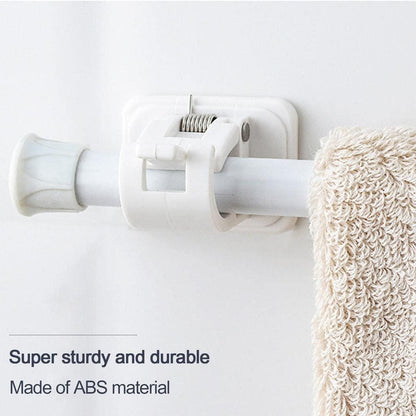 Self-Adhesive Wall Mount Clip Hooks (Pack of 2) – Instant Stick-On Hangers | NISHU Superstores