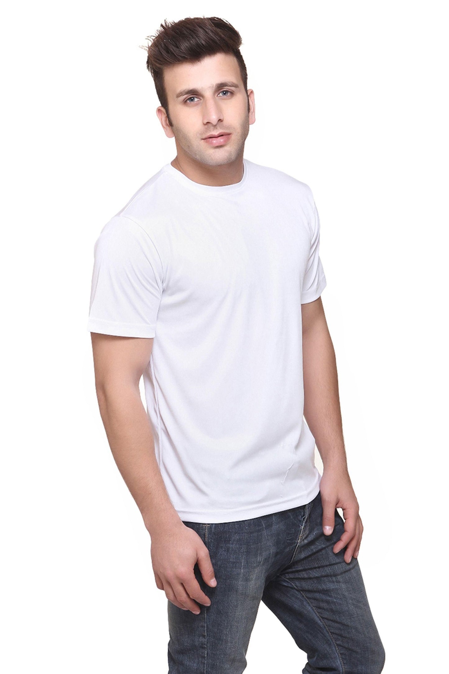 DRI-FIT Round Neck Men’s T-Shirt Pack of 4 | Quick Dry Activewear | NISHU Superstores