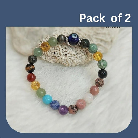 Latest Stone Bracelet – Pack of 2 Stylish Crystal Jewelry | NISHU Superstores