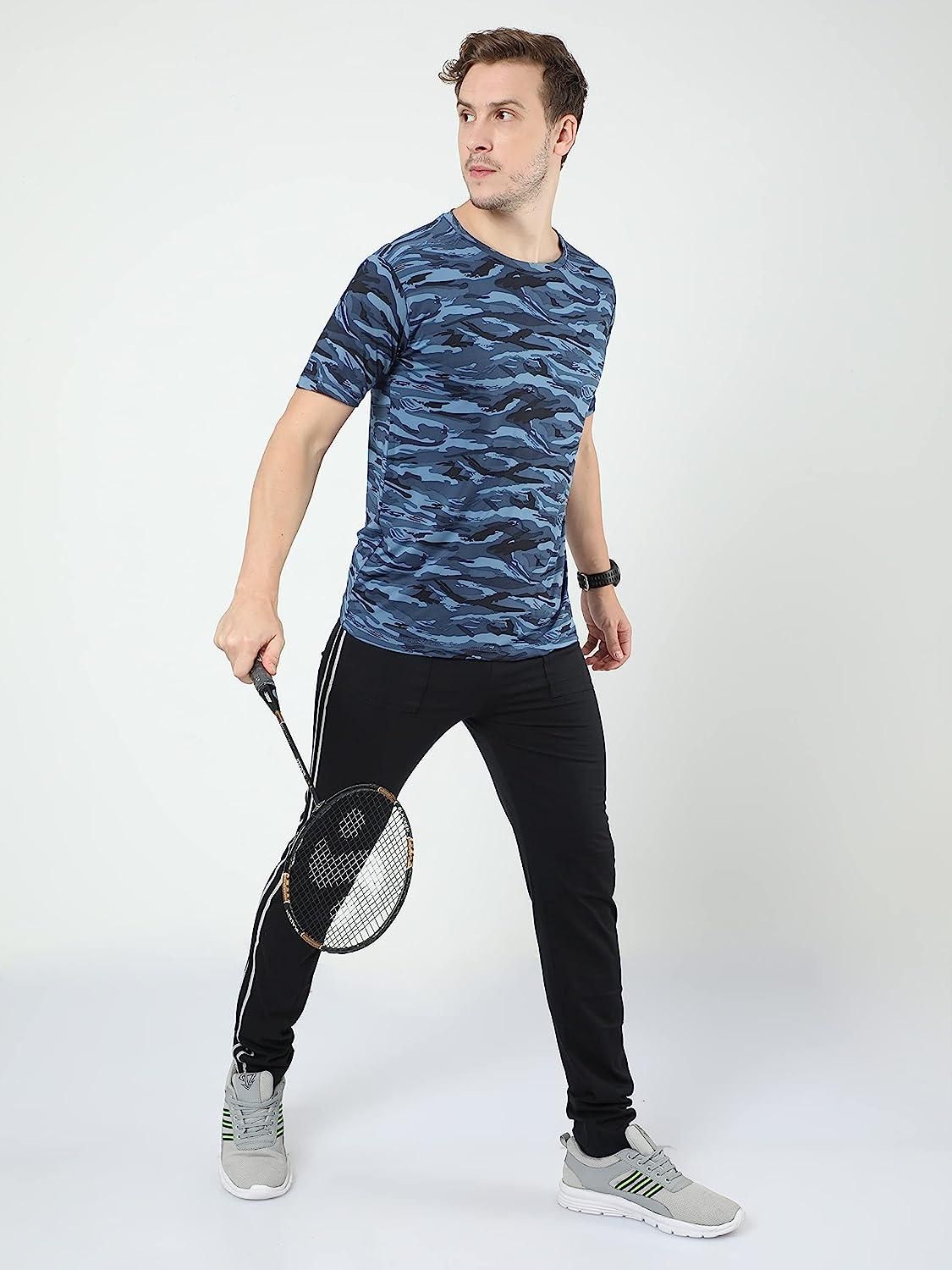 Cotton Printed Half Sleeves Men's Round Neck T-Shirt – Cool & Casual | NISHU Superstores