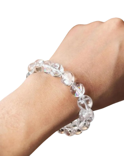 Majestic Crystals Clear Quartz Bracelet – Pack of 2 | Healing & Energy Balancing | NISHU Superstores