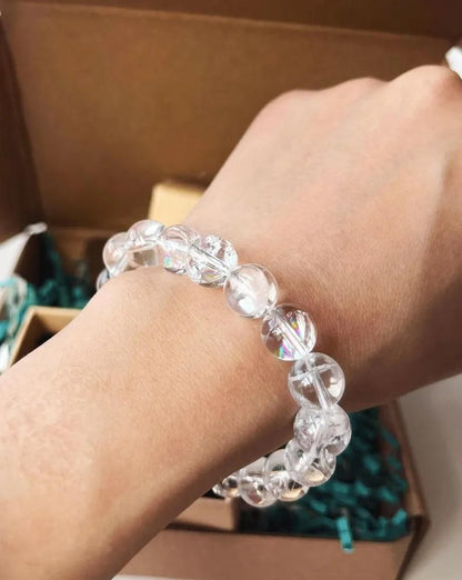 Majestic Crystals Clear Quartz Bracelet – Pack of 2 | Healing & Energy Balancing | NISHU Superstores