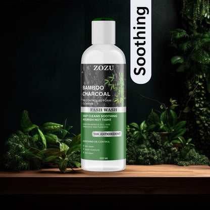 ZOZU Charcoal Face Wash 100ml – 10x Antioxidant Deep Cleanser for Clear Skin | NISHU Superstores