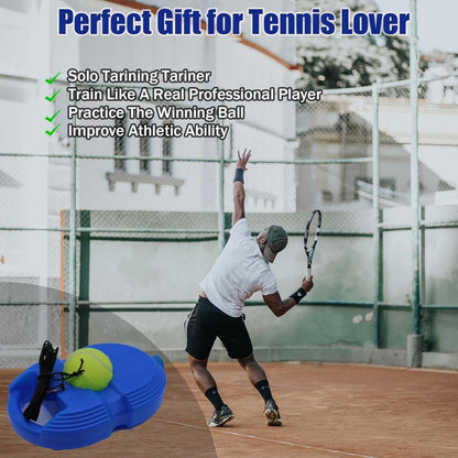 Solo Tennis Trainer Rebound Ball with String – Self Practice Tool for Beginners & Pros | NISHU Superstores