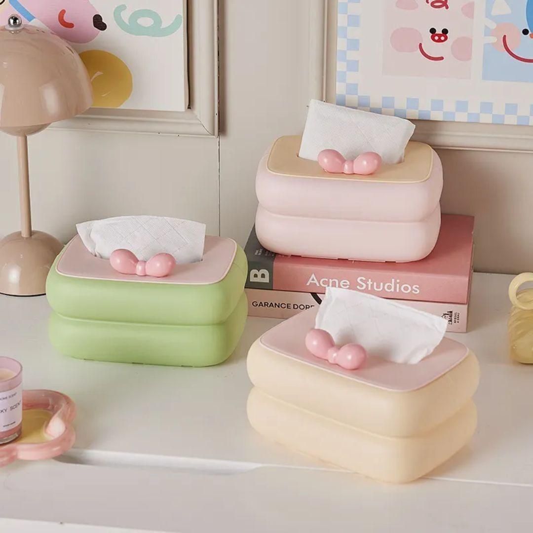 Creative Square Tissue Box Napkin Holder | Modern Table & Car Tissue Organizer | NISHU Superstores