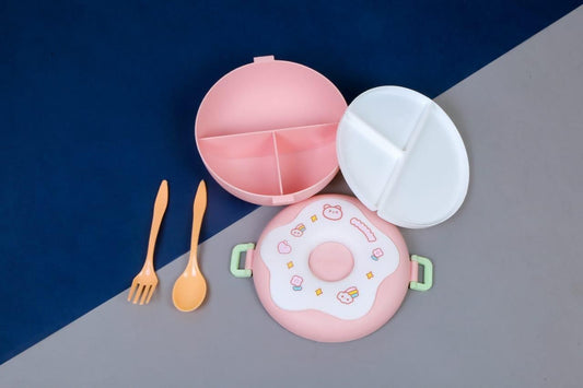 Donut Shape Children’s Lunch Box – Fun & Durable Food Storage | NISHU Superstores