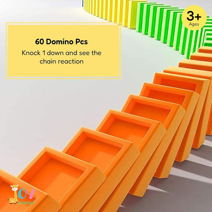 Train Toy Domino Set for Kids – BPA-Free Plastic with Sound & Automatic Domino Laying | NISHU Superstores