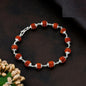 Silver Plated Rudraksha Bracelet for Men & Women | Spiritual Jewelry – NISHU Superstores