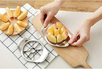 Stainless Steel Apple Cutter with 8 Blades – Quick Fruit Slicer Tool | NISHU Superstores