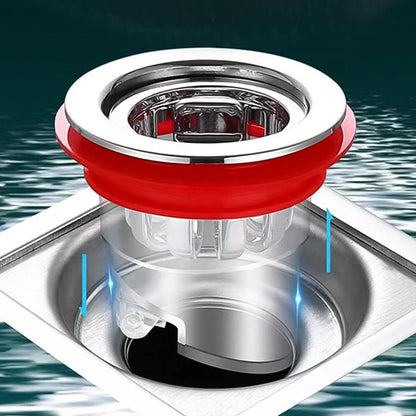 Plastic Odour Proof Floor Drain Sink Drain | Anti-Smell Drain Cover for Toilet, Bathroom & Kitchen (1 Pc) | Easy Install | NISHU Superstores