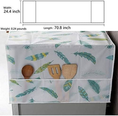 Refrigerator Waterproof Cover with Side Pockets – Dustproof & Storage Friendly | NISHU Superstores