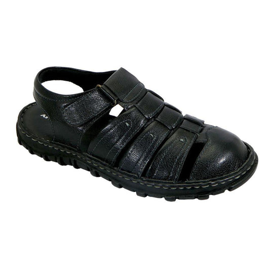 AM PM Men’s Daily Wear Leather Sandals – Comfort & Style Combined | NISHU Superstores