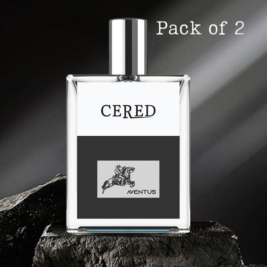CERED Aventus Perfume 50ML (Pack of 2) - Premium Long-Lasting Fragrance | NISHU Superstores