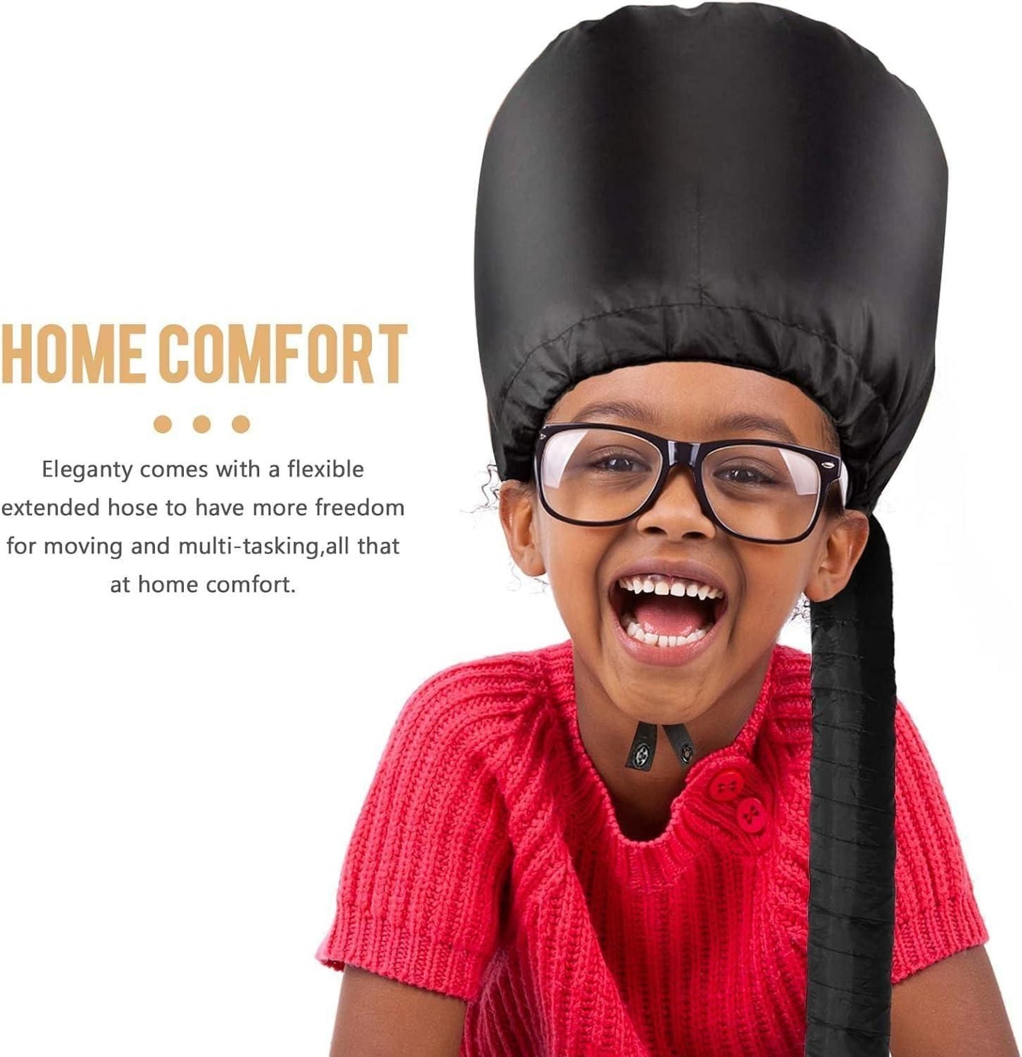 Hooded Hair Dryer Diffuser Cap for Curly Hair – Fast Drying & Frizz Control | NISHU Superstores