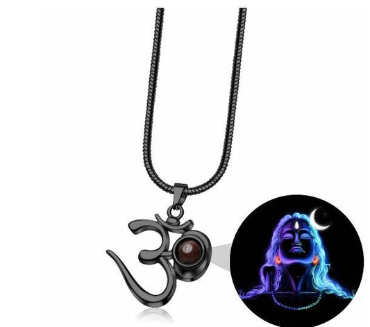 OM Pendant with Adiyogi – Spiritual Mahadev Pendant for Men & Women | NISHU Superstores