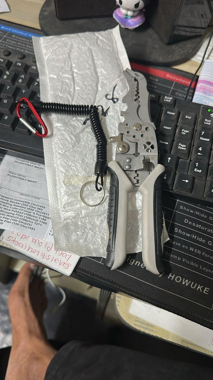 Electrician Pliers Crimping Tool – Multi-Function Wire Stripper & Cutter | NISHU Superstores